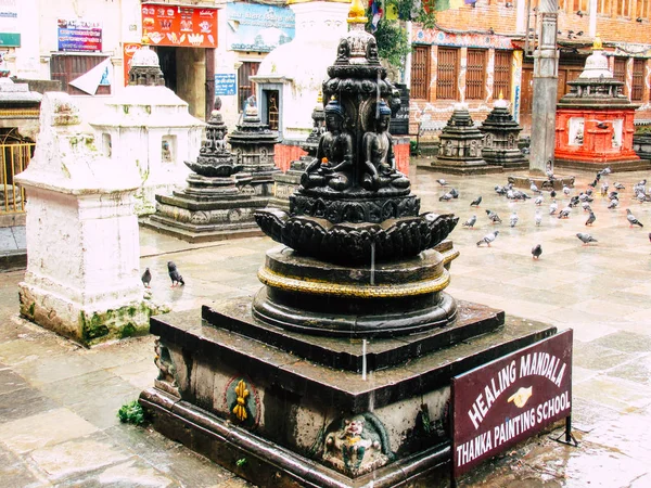 Katmandou Népal Août 2018 Vue Temple Shree Gha Stupa Situé — Photo