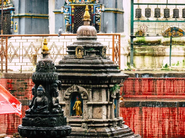Kathmandu Nepal Augustus 2018 Weergave Van Shree Gha Stupa Tempel — Stockfoto