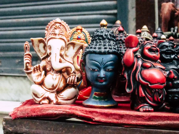 Κατμαντού Νεπάλ Αυγούστου 2018 Closeup Από Διακοσμητικά Αντικείμενα Που Πωλούνται — Φωτογραφία Αρχείου