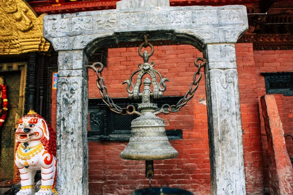 Катманду Непал Сентябрь 2018 Вид Храм Танадеви Тарини Бхаванид Расположенный — стоковое фото