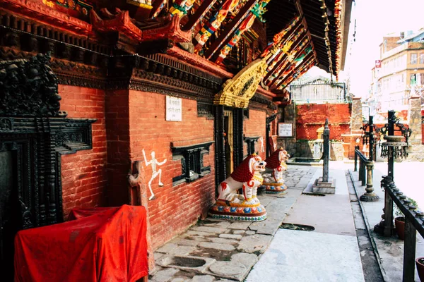 Katmandú Nepal Septiembre 2018 Vista Del Templo Tanadevi Tarini Bhawanid — Foto de Stock