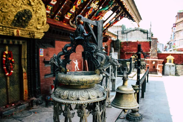 Katmandú Nepal Septiembre 2018 Vista Del Templo Tanadevi Tarini Bhawanid — Foto de Stock