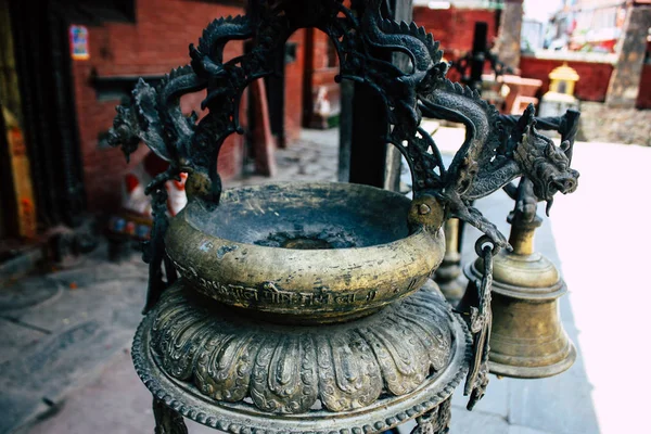 Katmandú Nepal Septiembre 2018 Vista Del Templo Tanadevi Tarini Bhawanid — Foto de Stock