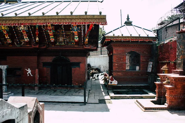 Kathmandu Nepal Setembro 2018 Vista Santuário Templo Tanadevi Tarini Bhawanid — Fotografia de Stock