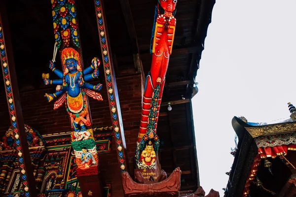 Katmandú Nepal Septiembre 2018 Vista Del Templo Tanadevi Tarini Bhawanid — Foto de Stock