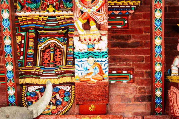 Katmandú Nepal Septiembre 2018 Vista Del Templo Tanadevi Tarini Bhawanid —  Fotos de Stock