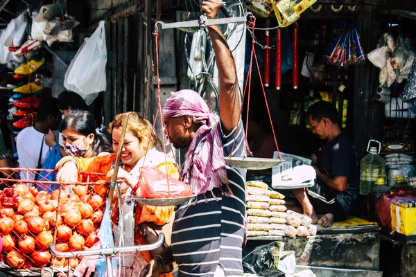 Kathmandu Nepal Setembro 2018 Fechar Povo Nepalês Desconhecido Vendendo Frutas — Fotografia de Stock
