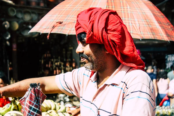 Kathmandu Nepal September 2018 Closeup Unknown Nepali People Selling Fruits — Stock Photo, Image