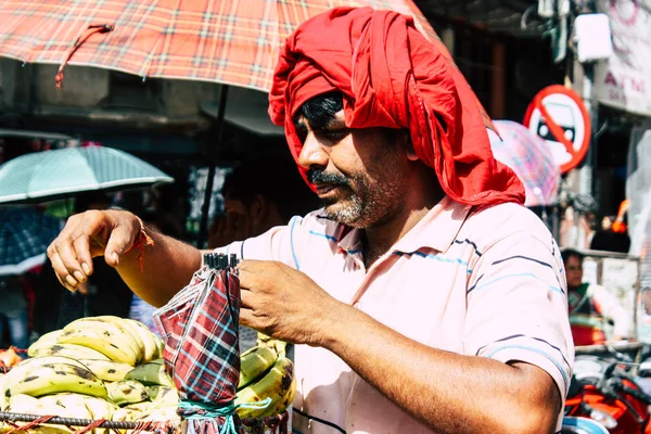 Kathmandu Nepal September 2018 Closeup Unknown Nepali People Selling Fruits — Stock Photo, Image