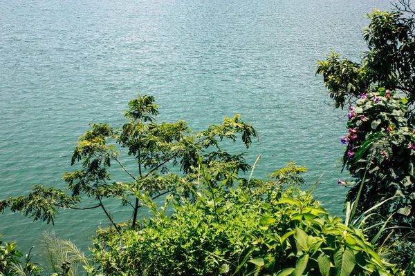 Pokhara Nepal Septiembre 2018 Vista Del Lago Phewa Cerca Pokhara — Foto de Stock