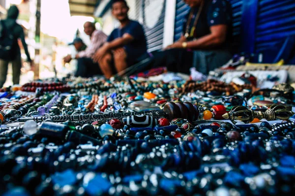 Pokhara Nepal Eylül 2018 Çeşitli Yapımı Takı Closeup Öğleden Sonra — Stok fotoğraf