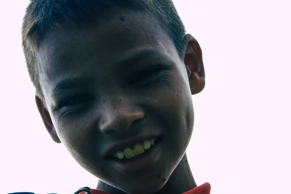 Pokhara Nepal October 2018 Portrait Young Nepali Kid Learning Paragliding — Stock Photo, Image