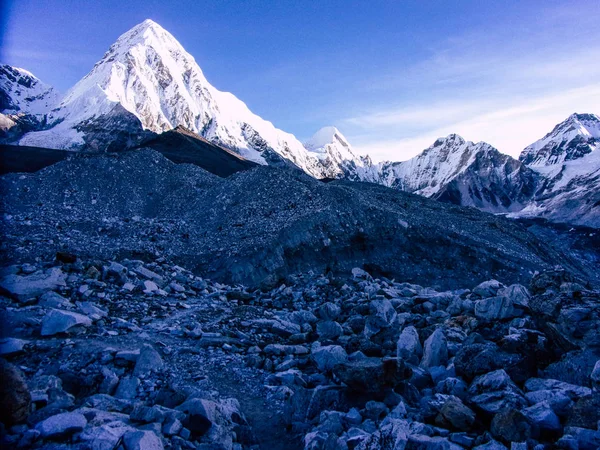 Everest Nepal Septiembre 2018 Vista Del Paisaje Camino Campamento Base — Foto de Stock