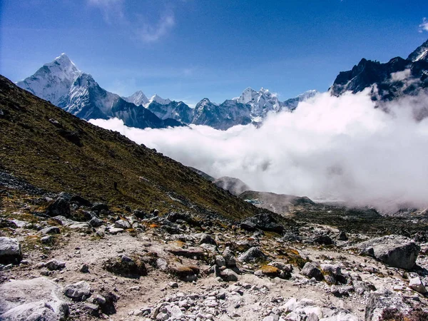 Everest Nepal September 2018 Uitzicht Het Landschap Het Pad Naar — Stockfoto
