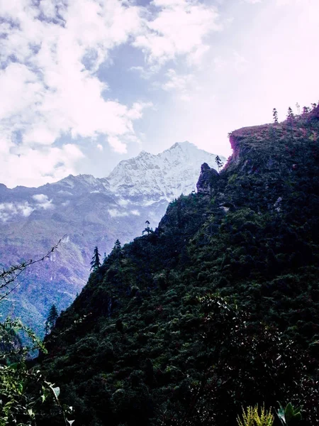 Everest Nepal Settembre 2018 Veduta Del Paesaggio Del Sentiero Verso — Foto Stock