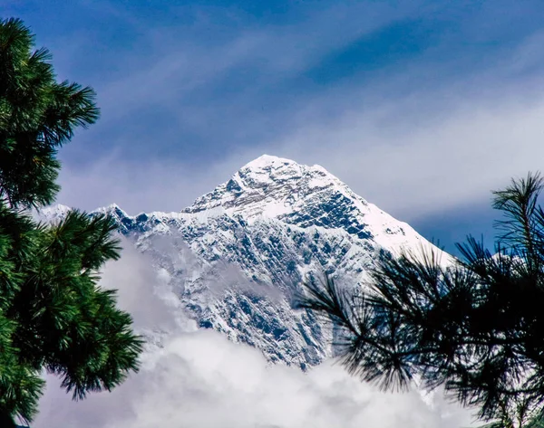 Everest Nepal Septiembre 2018 Vista Del Paisaje Camino Campamento Base — Foto de Stock