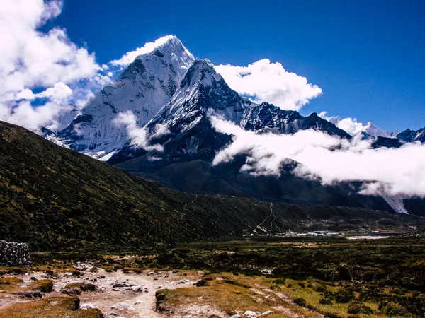 Everest Nepal September 2018 Uitzicht Het Landschap Het Pad Naar — Stockfoto