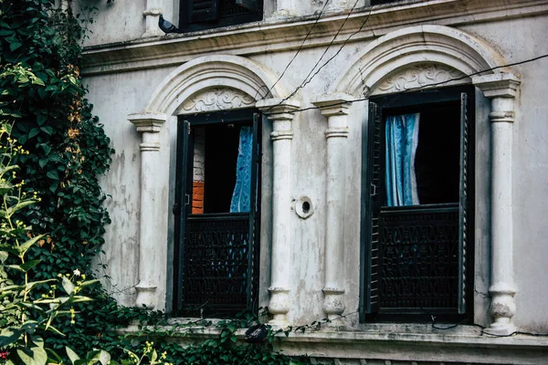 Bandipur Nepal Octubre 2018 Vista Fachada Una Casa Tradicional Nerwar — Foto de Stock