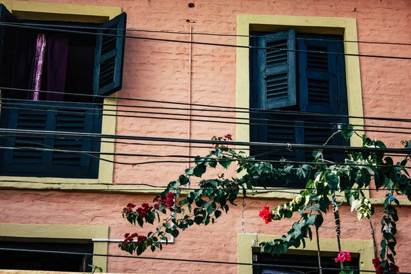 Bandipur Nepal Oktober 2018 Blick Auf Die Fassade Eines Traditionellen — Stockfoto