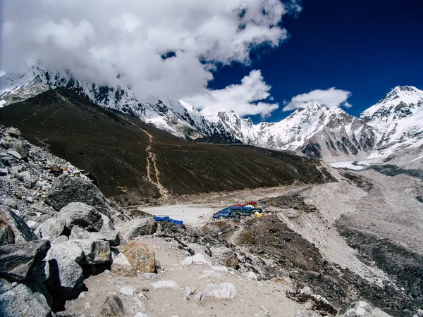 Nepal Everest September 2018 Bekijken Van Het Landschap Manier Everest — Stockfoto