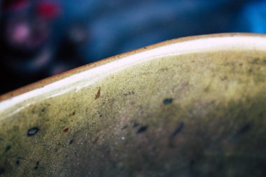 Katmandu Nepal 20 Ekim 2018 Closeup Katmandu sokaklarında baharat piyasasında sabah kullanılan geleneksel bir ölçekler