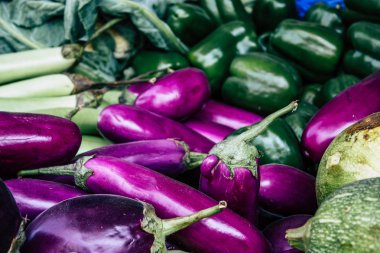 Katmandu Nepal 27 Ekim 2018 Closeup çeşitli sebze satılan Katmandu piyasada öğleden sonra