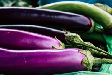 Katmandu Nepal 27 Ekim 2018 Closeup çeşitli sebze satılan Katmandu piyasada öğleden sonra