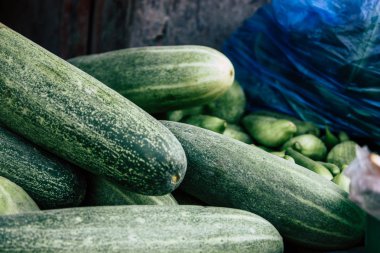 Katmandu Nepal 27 Ekim 2018 Closeup çeşitli sebze satılan Katmandu piyasada öğleden sonra