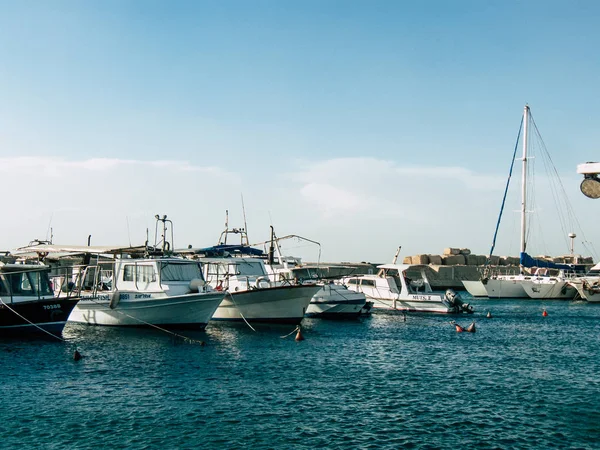 Τελ Αβίβ Yafo Οκτωβρίου 2018 Θύρα Προβολής Των Αλιευτικών Σκαφών — Φωτογραφία Αρχείου