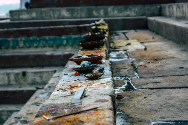 Varanasi India November View One Holy Swiming Pool Varanasi Ghats — Stock Photo, Image