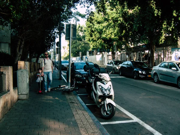 Tel Aviv Israel November 2018 Blick Auf Unbekannte Israelische Menschen — Stockfoto