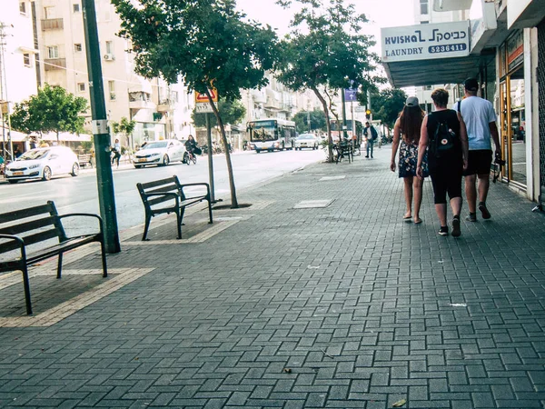 Tel Aviv Izrael Prosinec 2018 Pohled Neznámých Izraelské Lidí Kteří — Stock fotografie