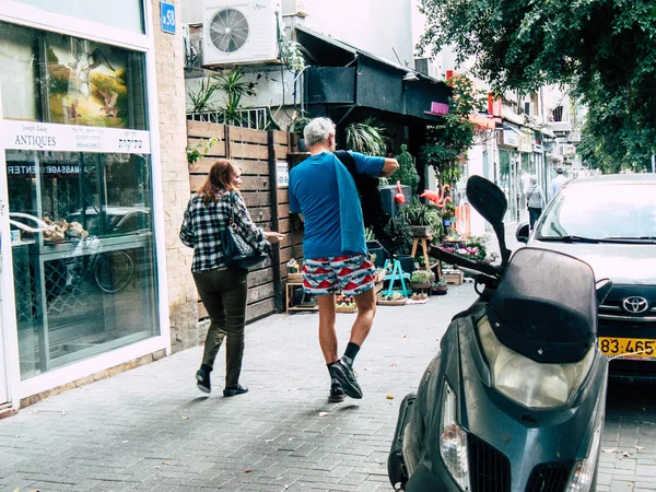 Tel Aviv Srail Aralık 2018 David Ben Gurion Road Tel — Stok fotoğraf