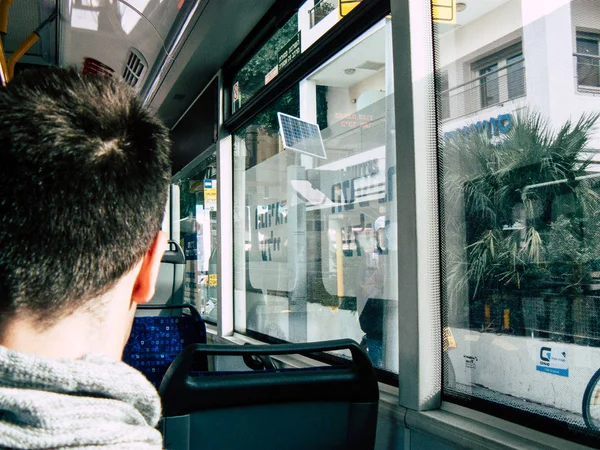 Tel Aviv Israel December 2018 View Unknown Israeli People Traveling — Stock Photo, Image