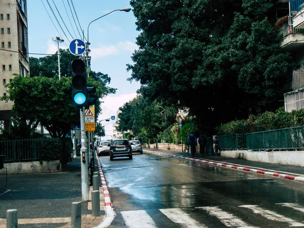 Tel Aviv Israel Diciembre 2018 Vista Las Calles Tel Aviv — Foto de Stock