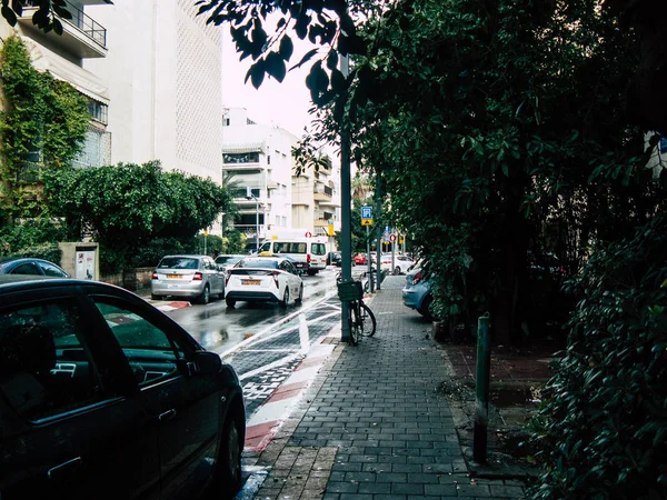 Tel Aviv Israël Décembre 2018 Vue Des Rues Tel Aviv — Photo