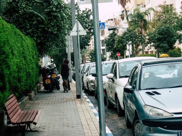 Tel Aviv Israel Desember 2018 Pemandangan Jalan Jalan Tel Aviv — Stok Foto