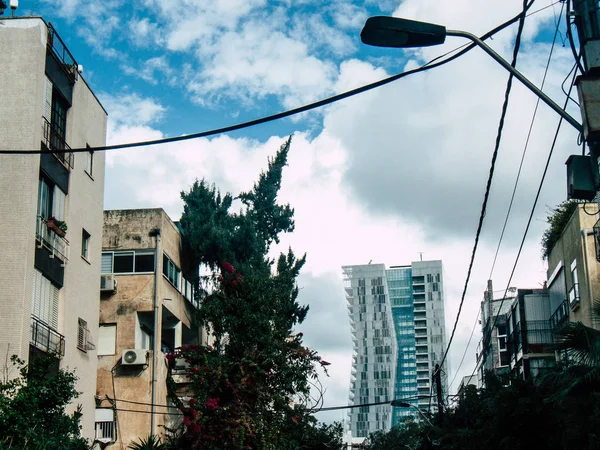 Tel Aviv Israel Diciembre 2018 Vista Las Calles Tel Aviv —  Fotos de Stock