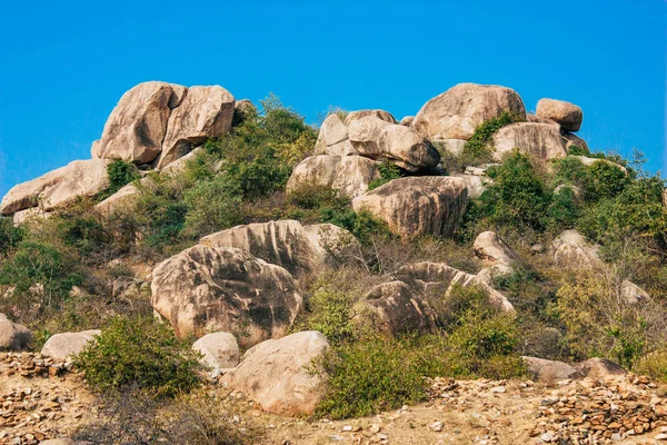 Krajina Příroda Kolem Hampi Jižní Indii Karnátaka — Stock fotografie