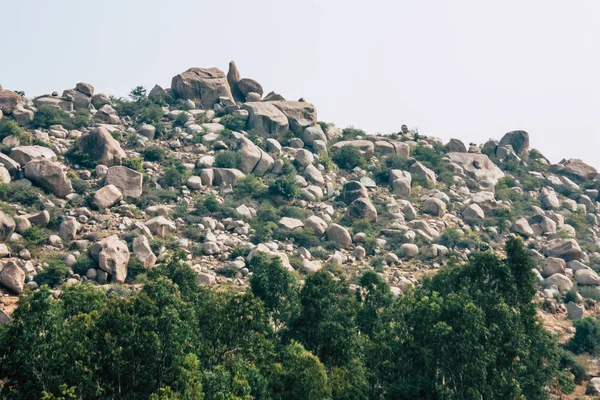 Krajina Příroda Kolem Hampi Jižní Indii Karnátaka — Stock fotografie