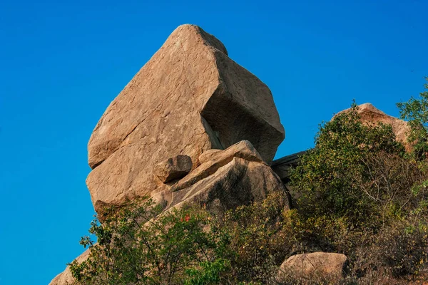 Krajina Příroda Kolem Hampi Jižní Indii Karnátaka — Stock fotografie