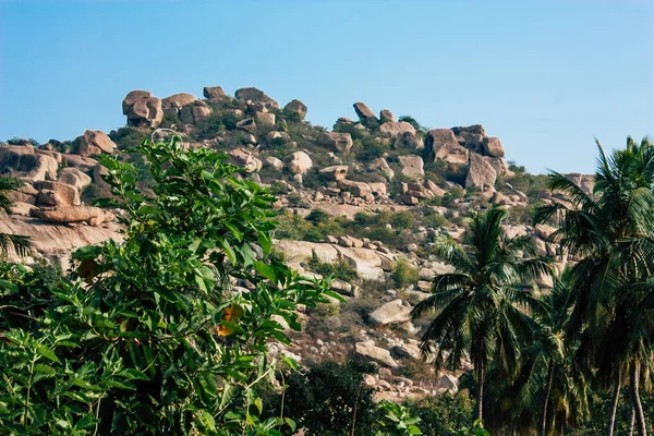 Paisaje Naturaleza Alrededor Hampi Karnataka Sur India — Foto de Stock