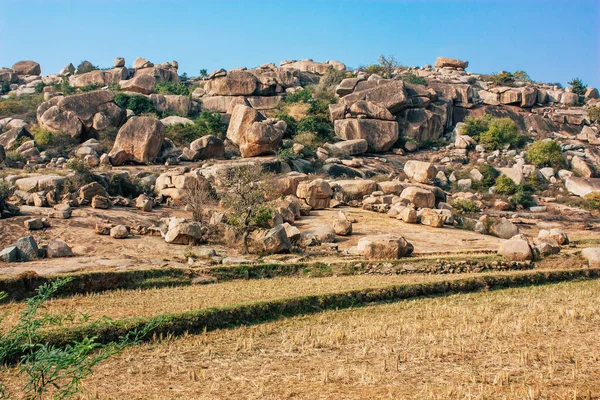 Paisaje Naturaleza Alrededor Hampi Karnataka Sur India — Foto de Stock