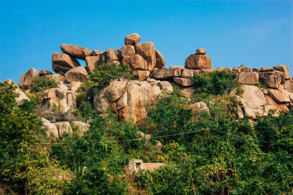 Krajina Příroda Kolem Hampi Jižní Indii Karnátaka — Stock fotografie