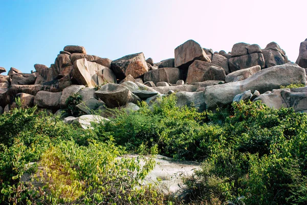 Landschap Natuur Rond Hampi Zuid India Karnataka — Stockfoto