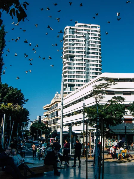 Tel Aviv Israel Enero 2019 Vista Las Incógnitas Israelíes Caminando —  Fotos de Stock