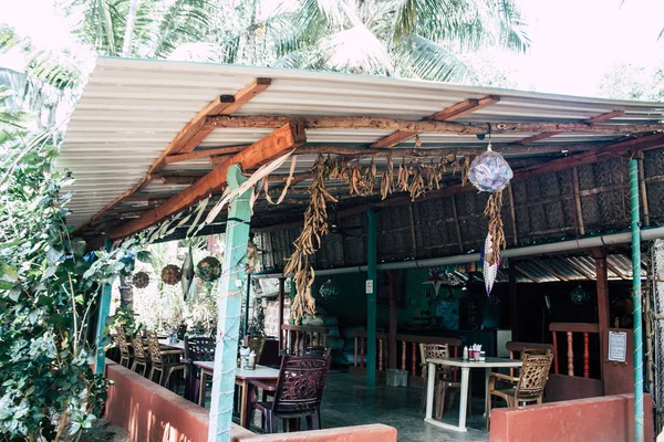 Plage Gokarna Karnataka Inde Janvier 2019 Vue Jungle Café Maison — Photo