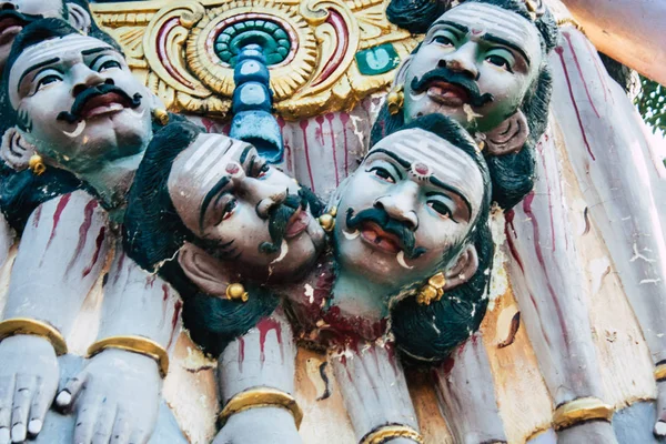 Auroville Tamil Nadu Janeiro 2019 Vista Templo Shiva Khali Sul — Fotografia de Stock