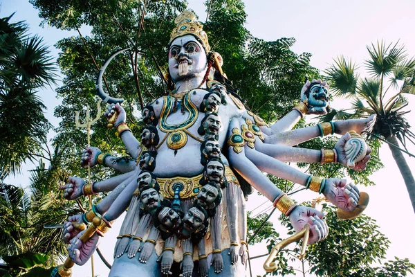 Auroville Tamil Nadu Enero 2019 Vista Templo Shiva Khali Sur —  Fotos de Stock