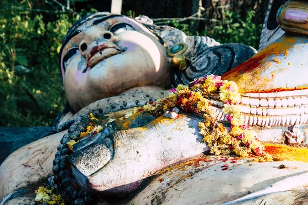 Auroville Tamil Nadu Januari 2019 Weergave Van Een Shiva Khali — Stockfoto